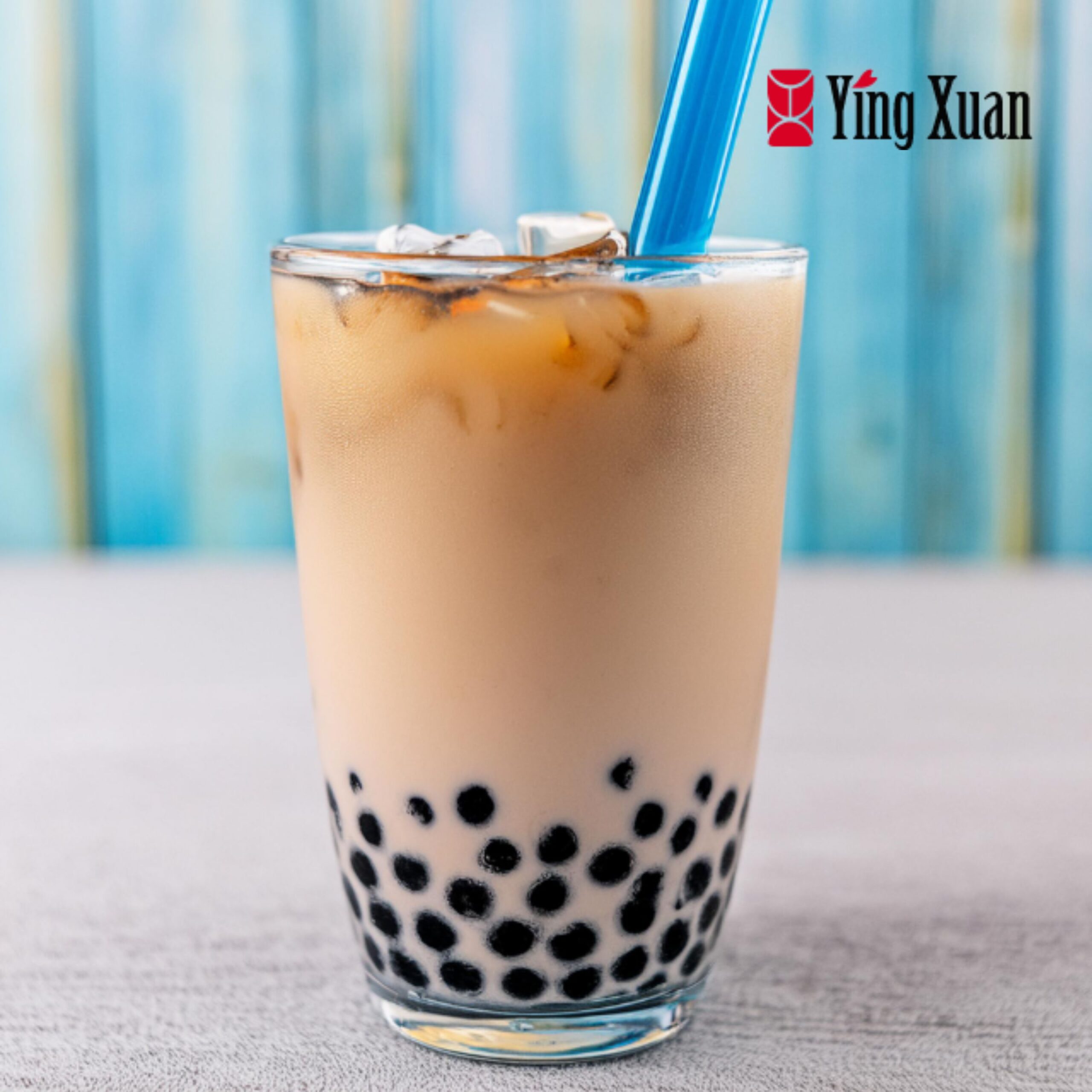 A Close-Up of Boba Tea